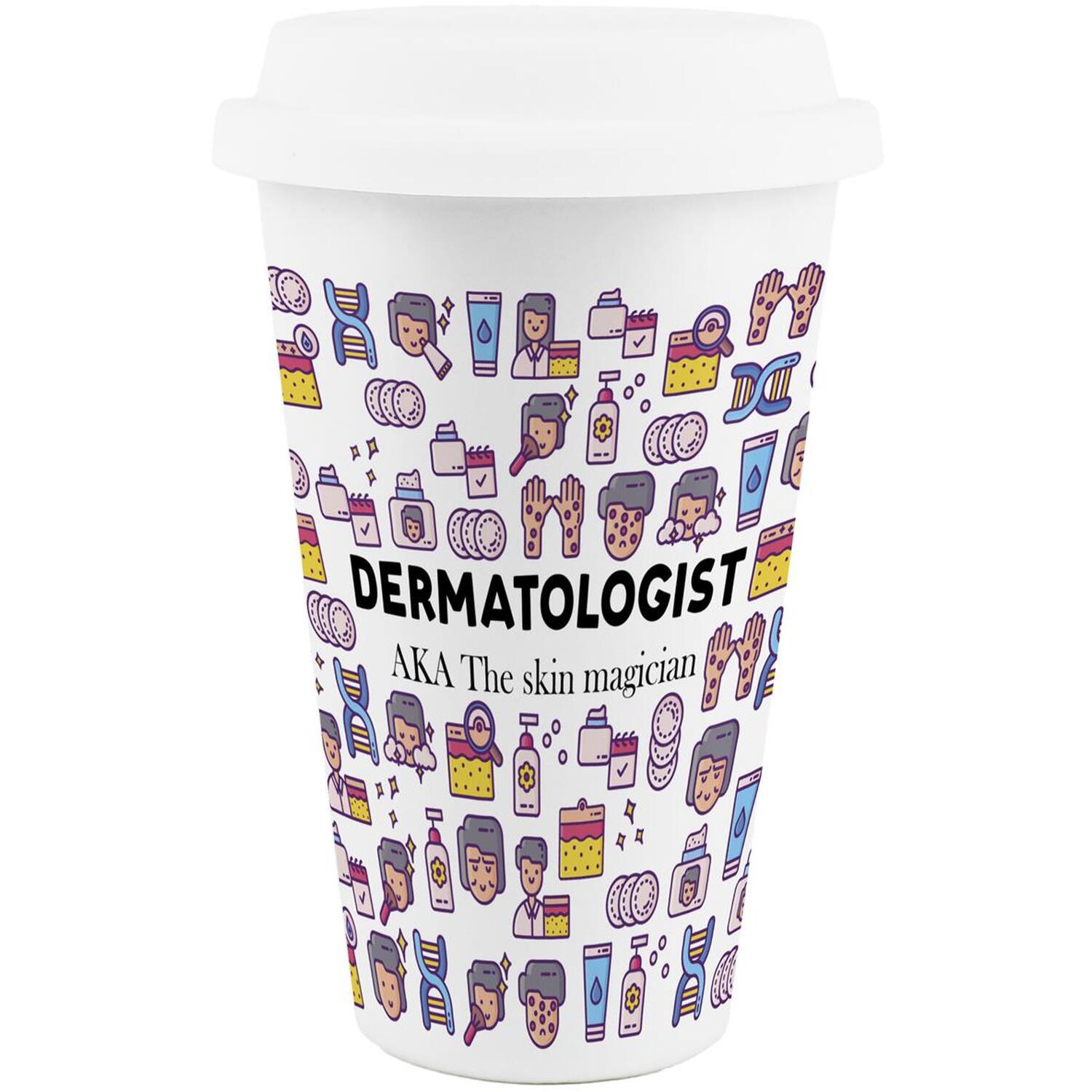 Image of Novelty Dermatologist Ceramic Travel Mug -&hellip;
