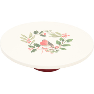 Festive Robin Cake Stand