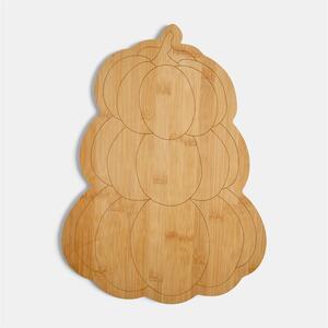 OHS Pumpkin Stack Bamboo Serving Board