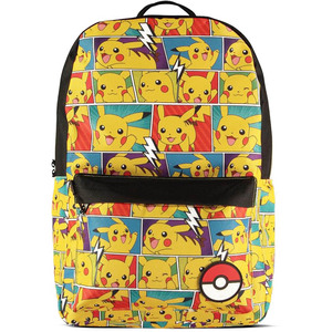 POKEMON Pikachu Comic Book Strip All-Over Print Backpack - BP618761POK