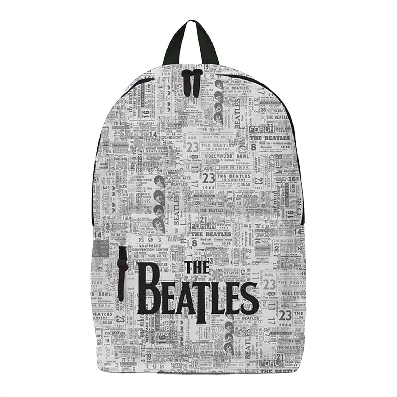 The Beatles Ticket Backpack A - Black