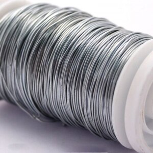 Rose Wire 28g Reel 10 Reels Silver