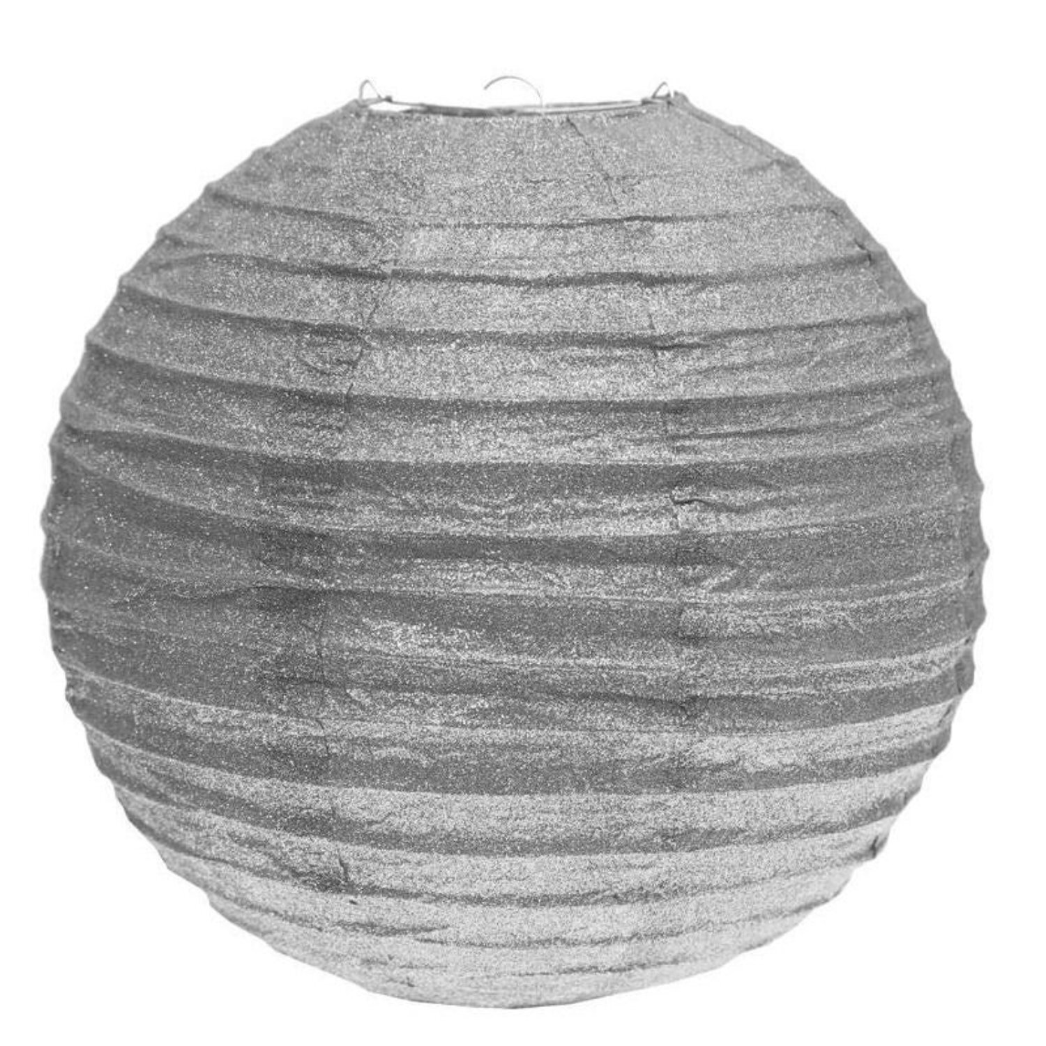 Kdmd Unisex Red Silver Glitte Lantern 30Cm Paper In - Image 2