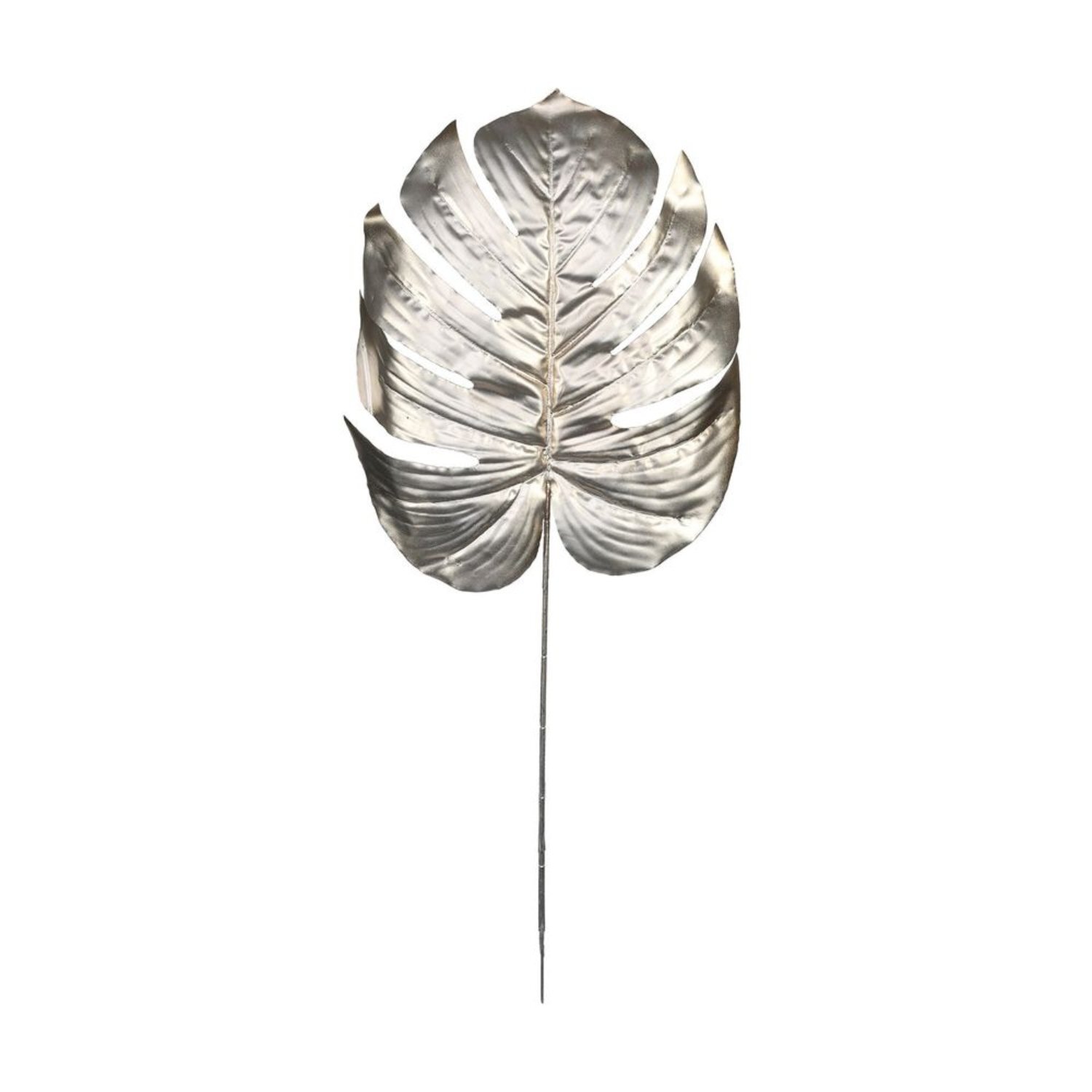 Kdmd Unisex Gold Champagne Metallic Monstera Leaf Large 2 Pack In - Image 2