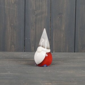 KDMD Charming Red/Grey Ceramic Gonk