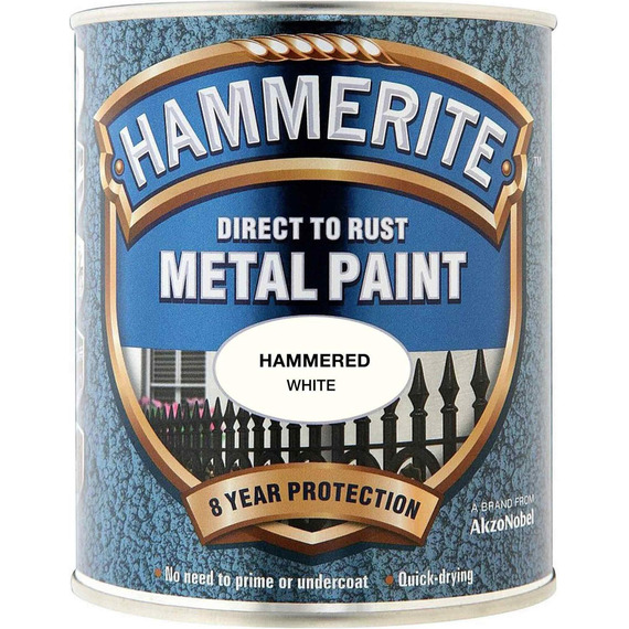 Hammerite Hammered White Paint 750ml