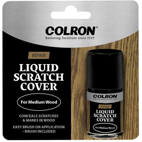 Ronseal Colron Liquid Scratch Cover, Medium Wood, 14ml.