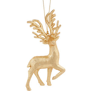 Glitter Reindeer Decoration