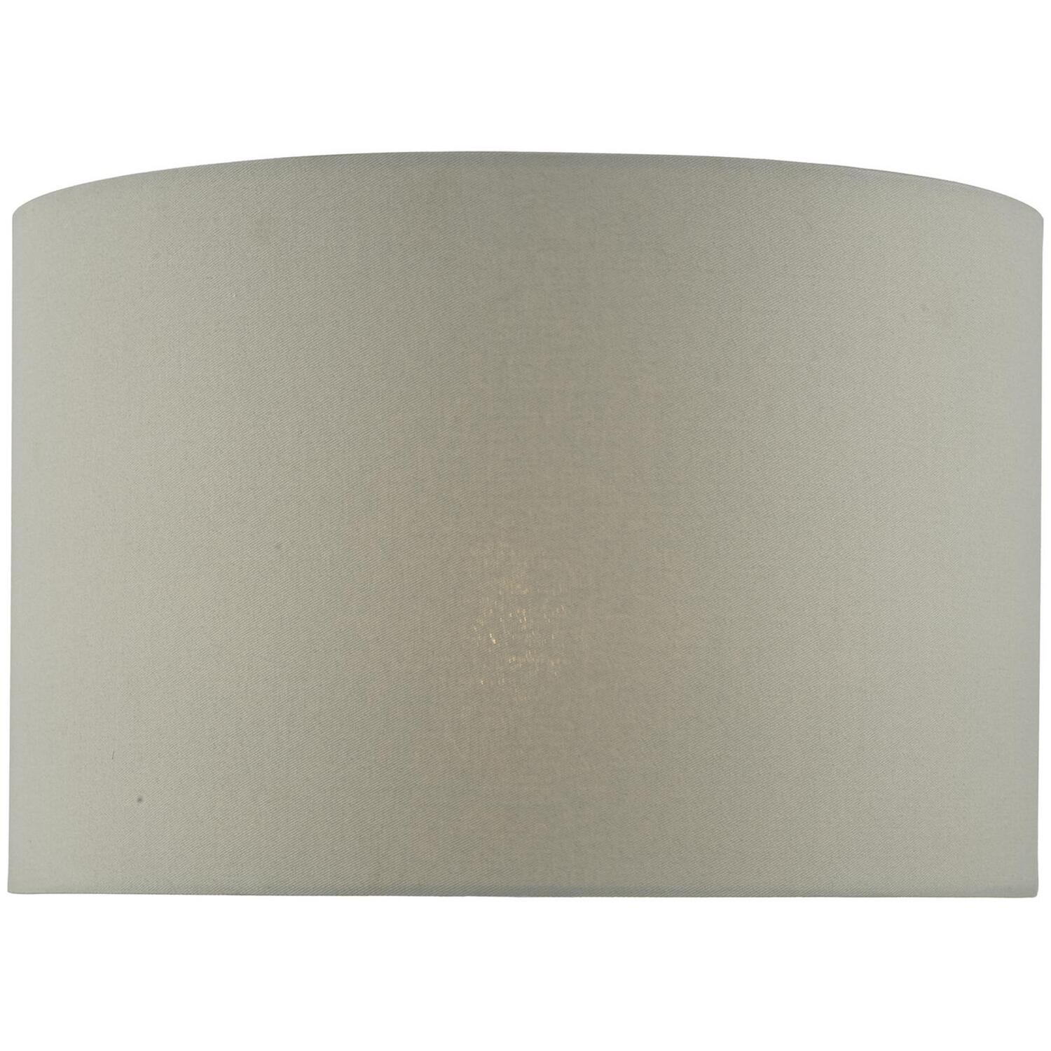 Cassandra Grey Cotton Drum Shade 40cm