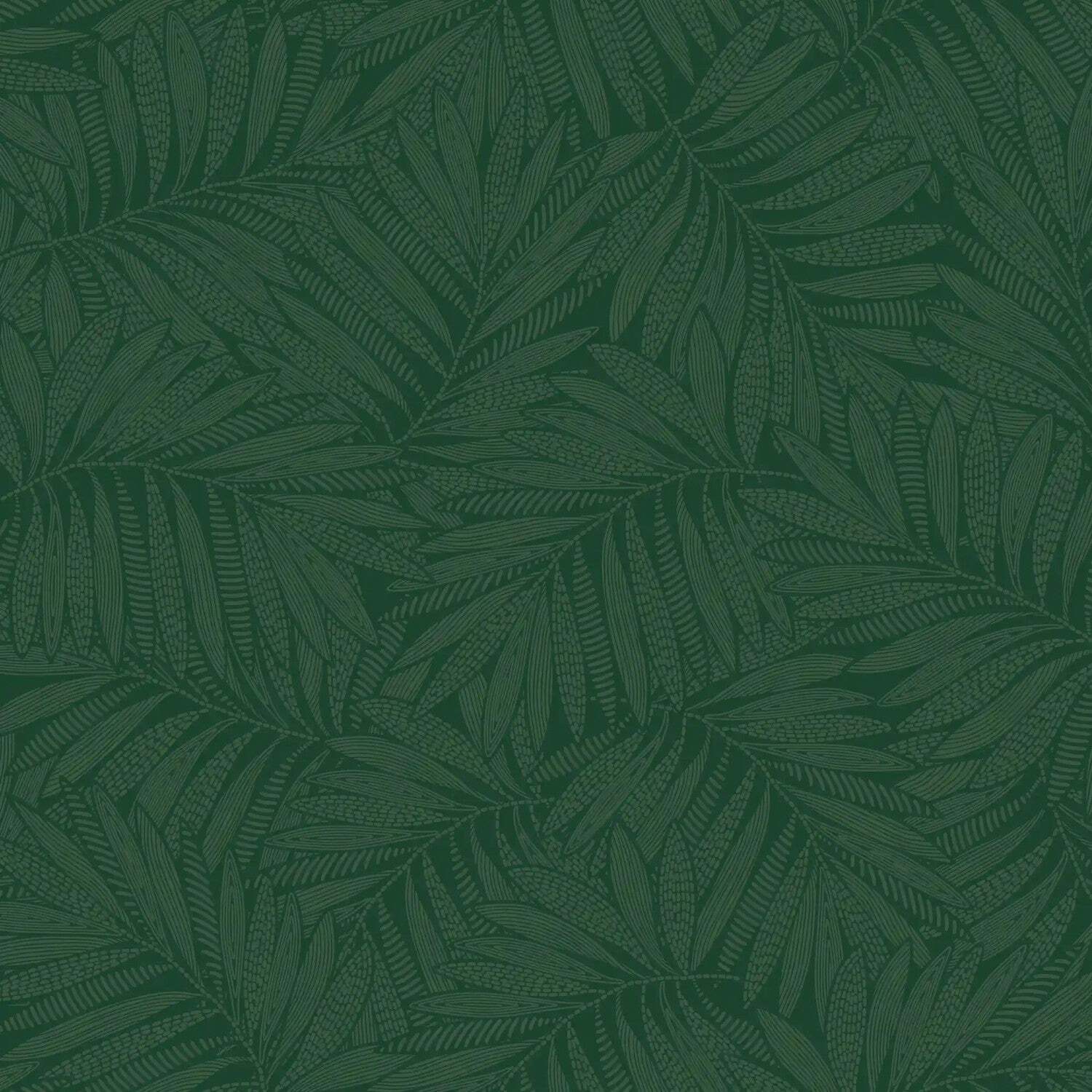 I Love Wallpaper Fern Leaf Wallpaper Sample, Jade