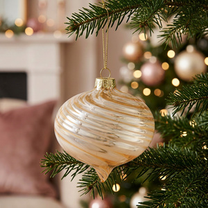 Champagne Swirl Onion Bauble