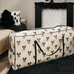 OHS Bow Print Christmas Tree Storage Bag