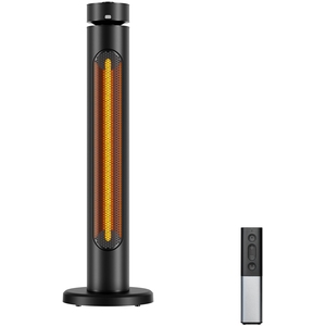 HEATSURE 1500W Portable Infrared Patio Heater Golden Carbon Fiber