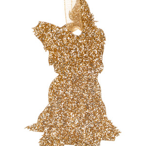 Glitter Yorkshire Terrier Style 2 Christmas Decoration