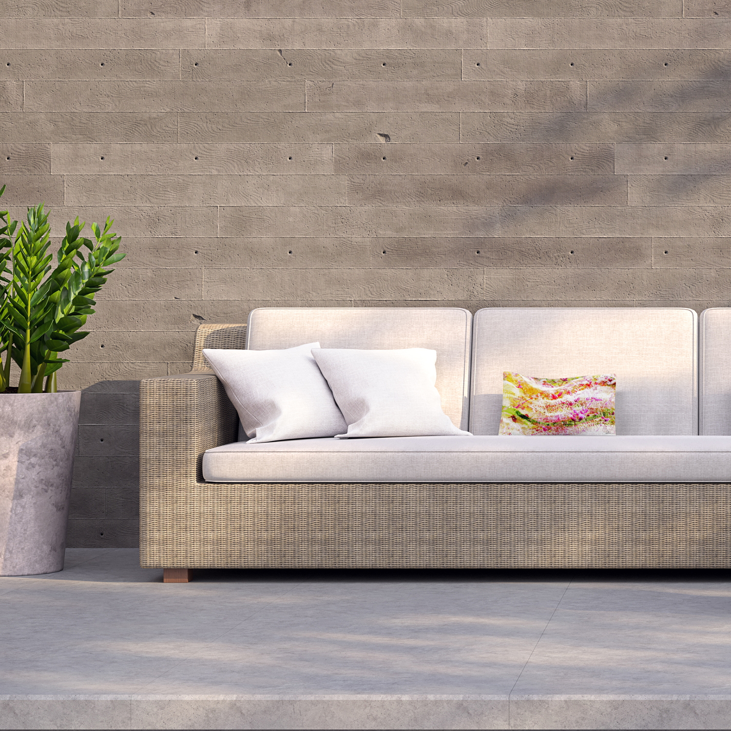 Colour Wilderness Outdoor Cushion - Yellow