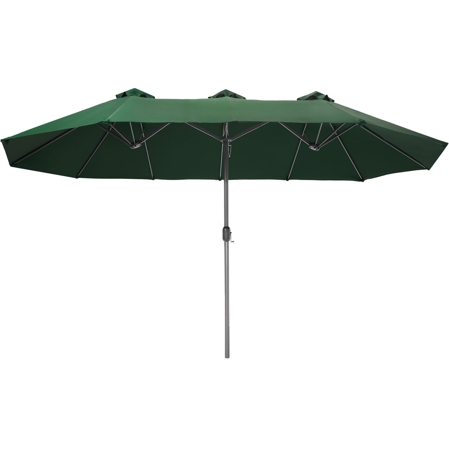 TECTAKE - Parasol Silia Extra Wide Height-Adjustable - Green thumbnail