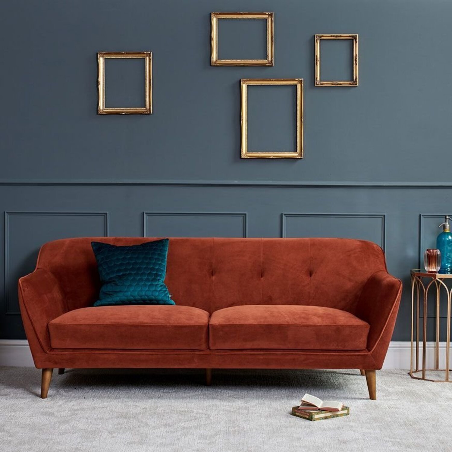 Woods Furniture - Freddie 3 Seater Sofa - Burnt Orange thumbnail