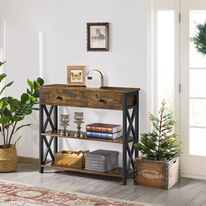 Wooden Console Table with 1 Drawer