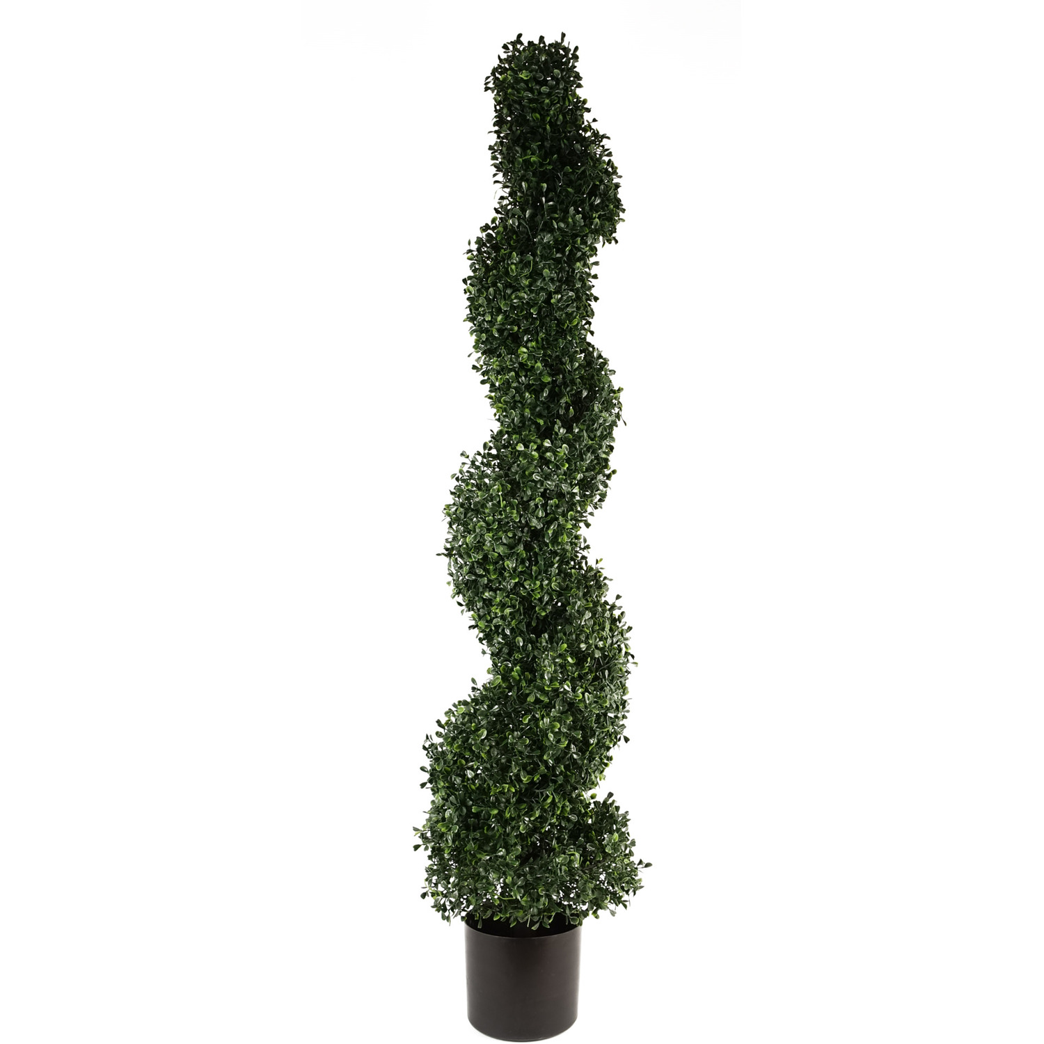 UV Resistant Boxwood Tree Spiral Topiary - Green