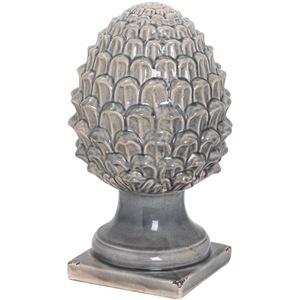 Glowrex Grey Decorative Acorn Rustic Accent