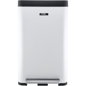 White 65L Recycle Pedal Bin Wide Single Pedal Operation Single Compartment shot 4065459