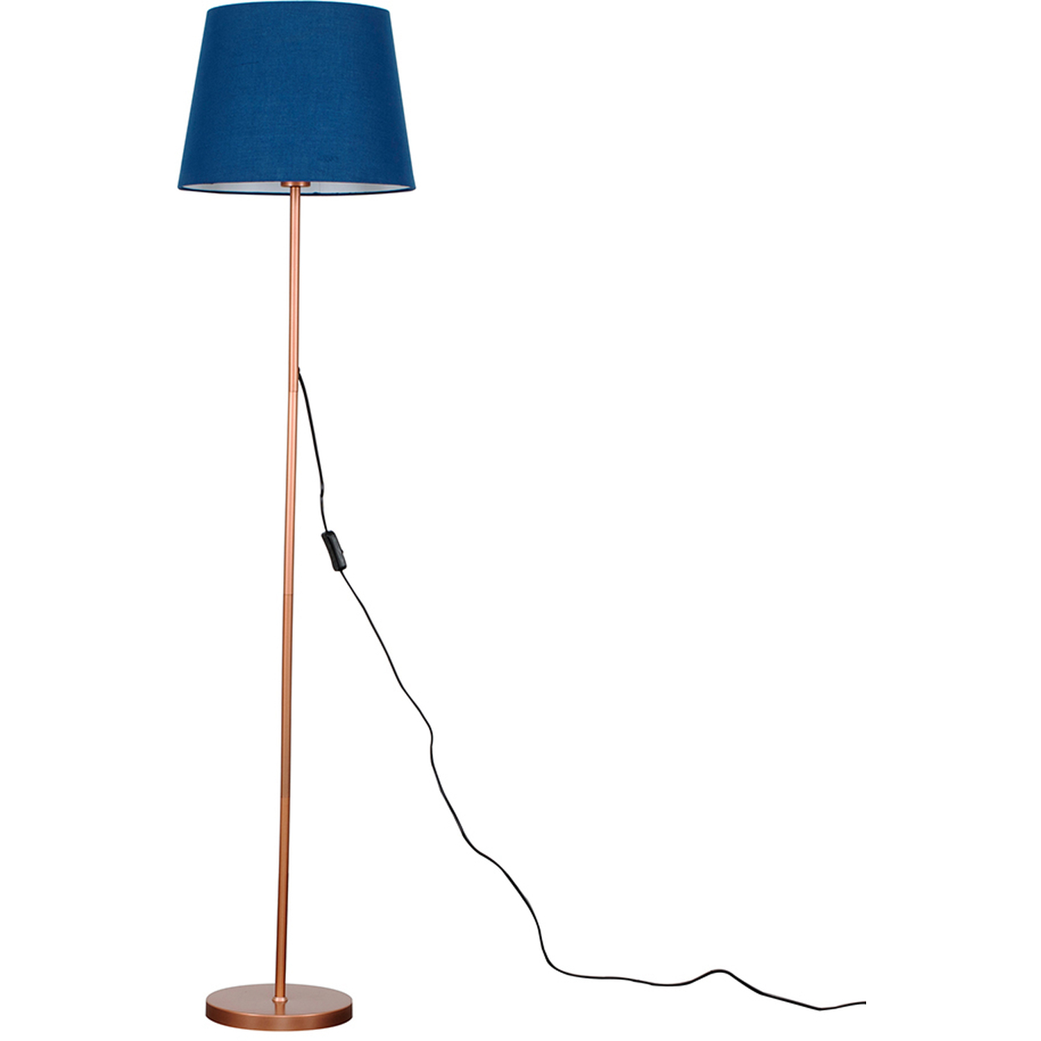 Image of Modern Floor Lamp In Copper Metal&hellip;