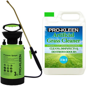 3L Pump Sprayer with 5L Artificial Grass Cleaner