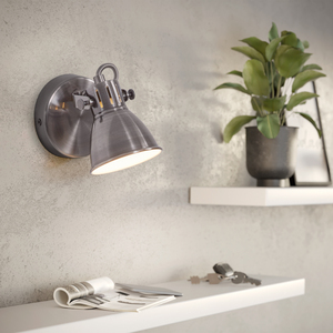EGLO Seras Antique Nickel Spotlight