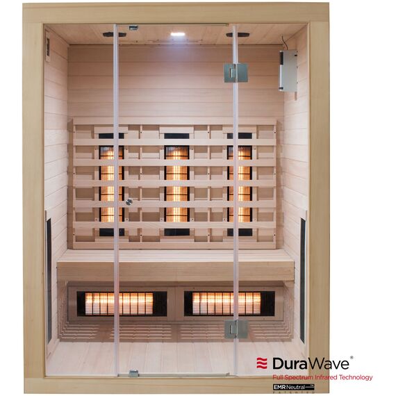 3 Person Indoor Full Spectrum Infrared Sauna EMR Neutral