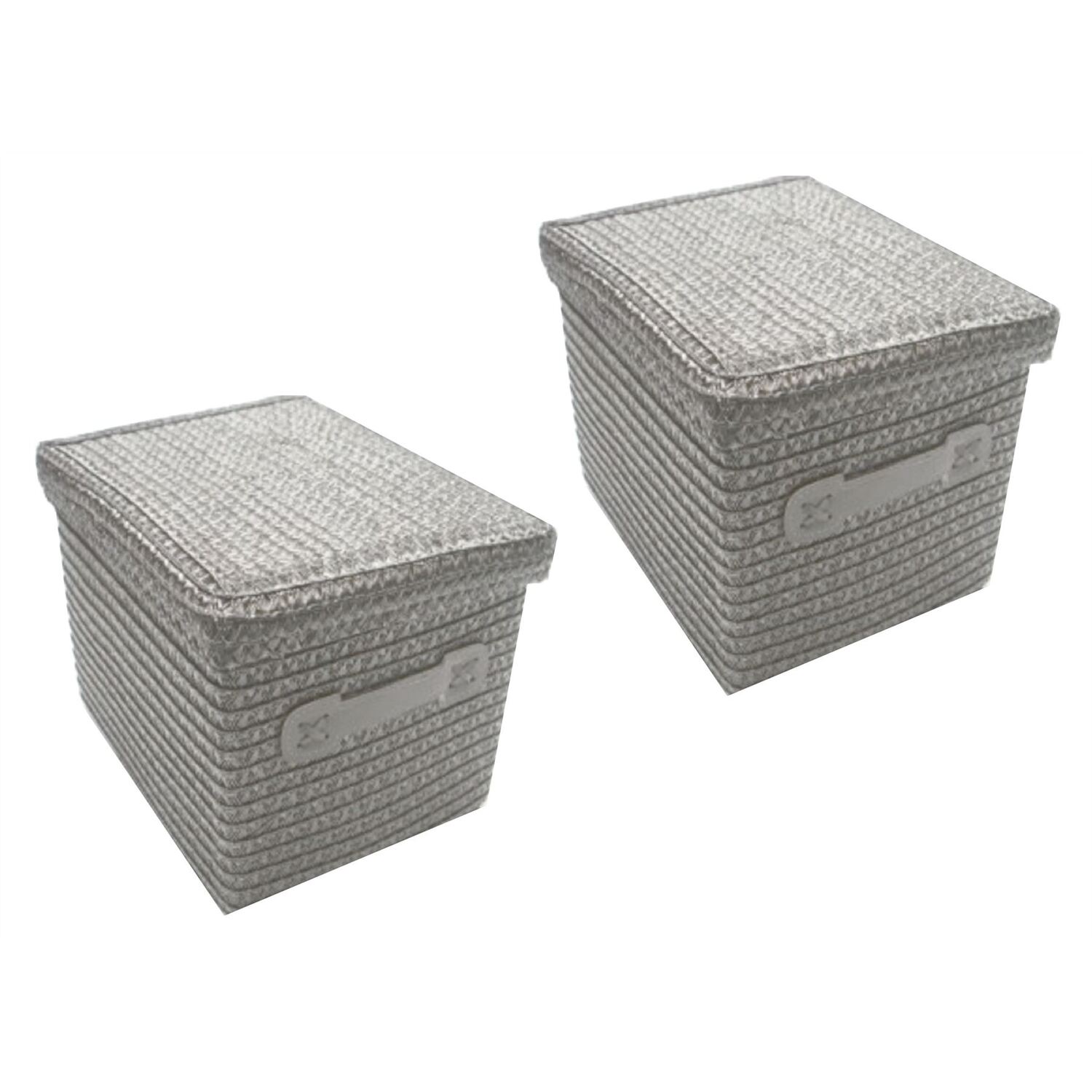 Image of Storage Baskets with Handle And Lid&hellip;