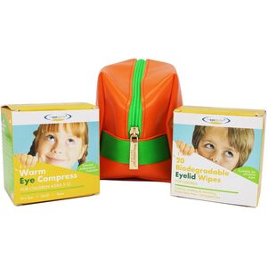Junior Healthy Eye Kit including Eye Compress and Eyelid Wipes