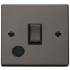 Black Nickel 1 Gang 20A Ingot DP Switch With Flex