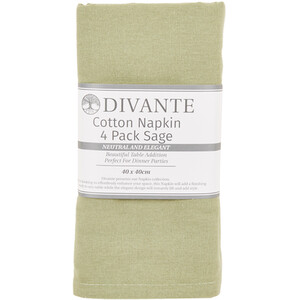 Pack of 4 Cotton Napkins