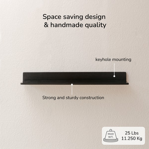 Black / 91.5cm Yung Wall Mounted Shelves shot 6278695