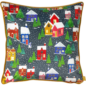 Christmas Together Twilight Town Piped Cushion