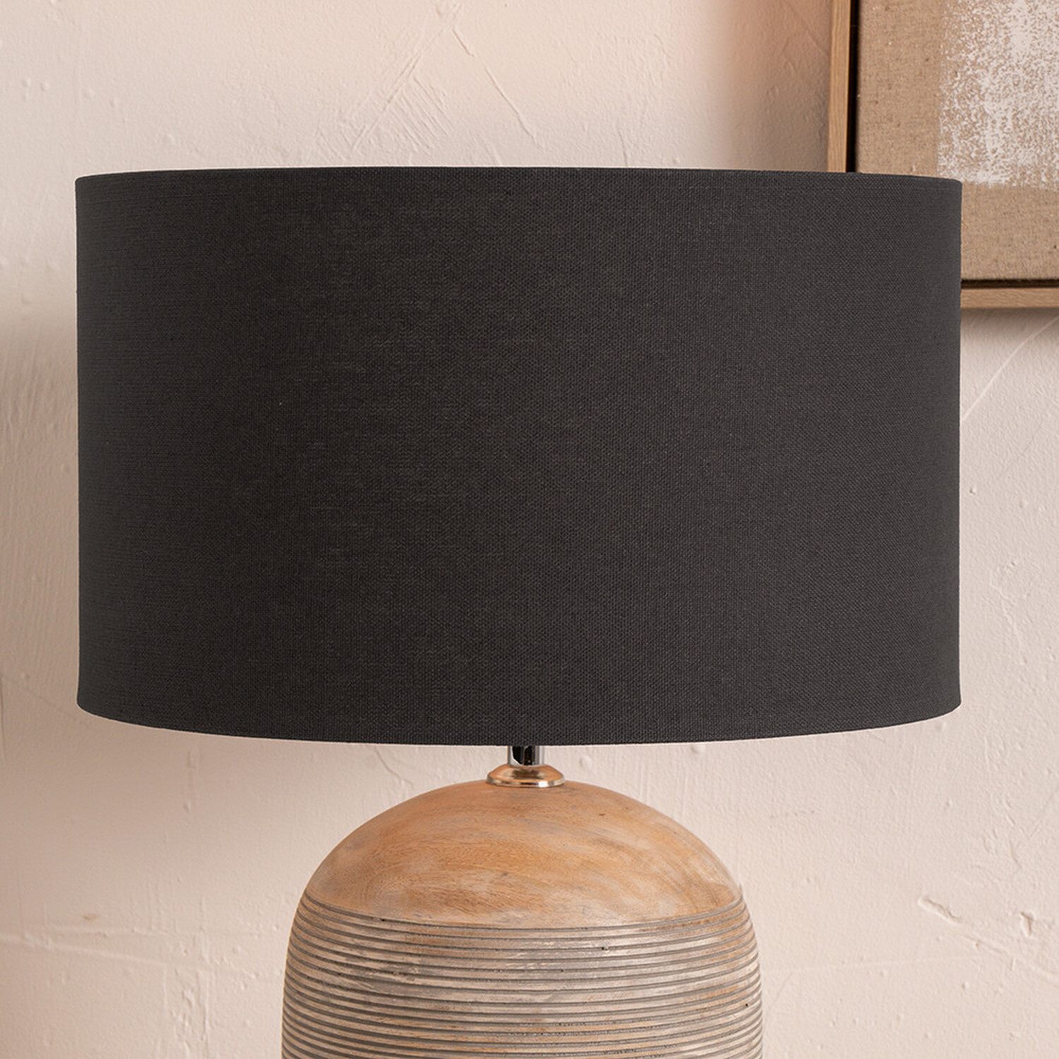 Image of 30cm Handloom Cylinder Table Lamp Shade&hellip;
