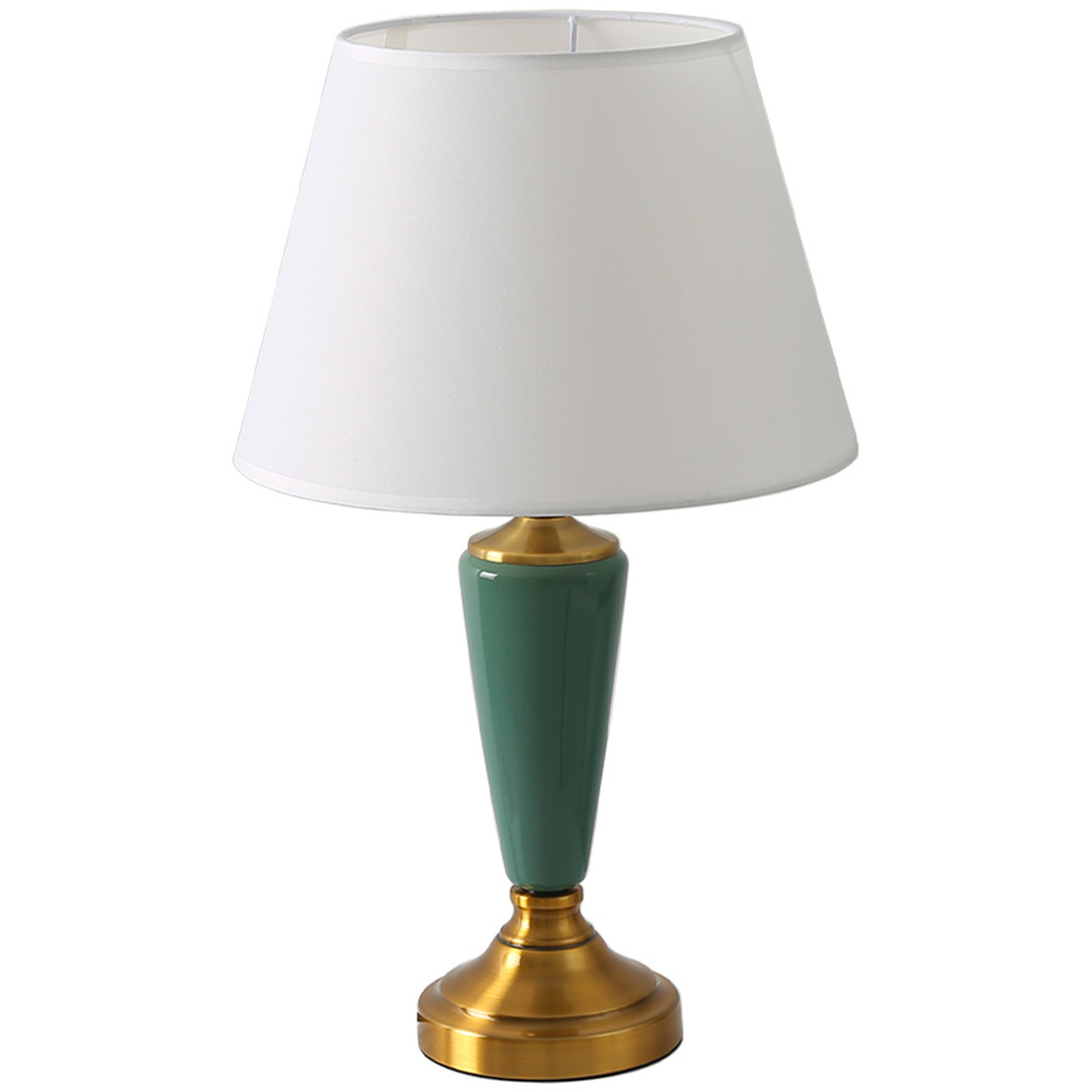 Elegant Ceramic Table Lamp For Bedside - Green