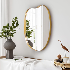 Petal-Shaped Iron Frame Explosion-Proof Wall Mirror