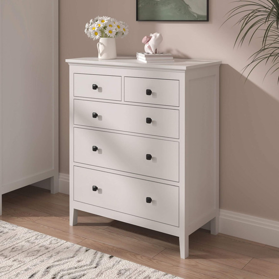 Bellevue Chest 5 Drawer Compact Storage Unit 