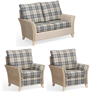 Adlington 2 Seater Suite in Heather Sky