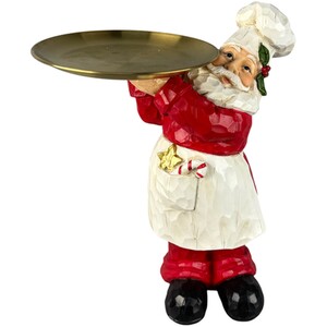 Wood Effect Santa with Tray