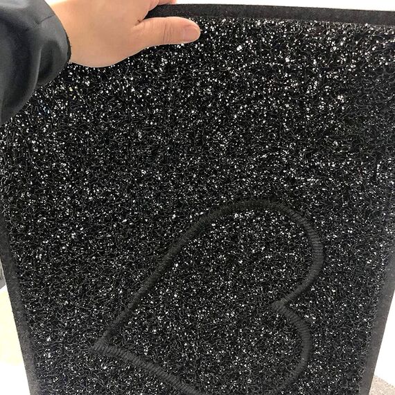 Oseasons Heart Large Embossed Doormat with Open Back