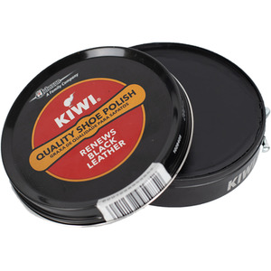 Black Shoe Polish for Classic Leather Shoe Shine Protection 50ml shot 8295625