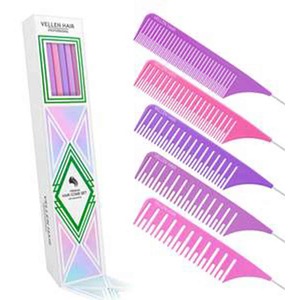 Weave Tail Comb Set of 5