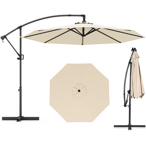 3 M Offset Hanging Umbrella with Base