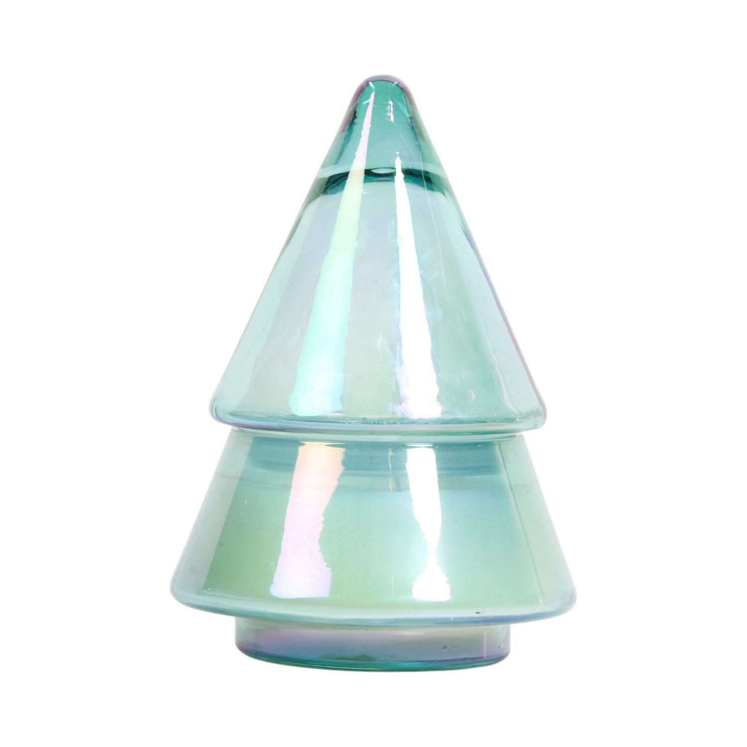 Assorted Glass Tree Candle