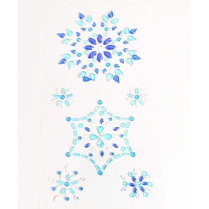 Blue Snowflake Stickers