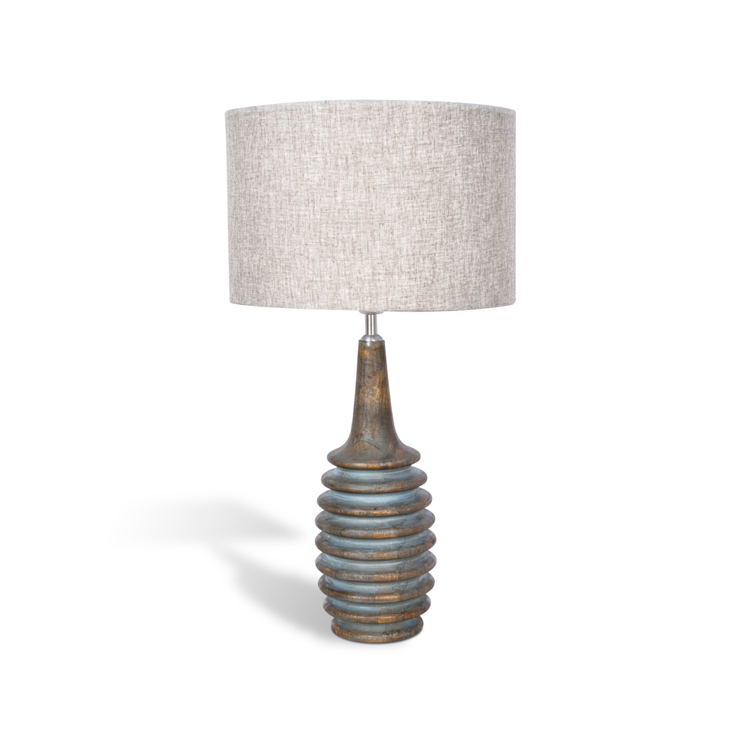 Image of Harbor Twist Table Lamp - Blue