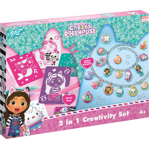 Gabbys Doll House 2 in 1 Creativity Set