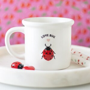 Love Bug 3D Ladybird Ceramic Mug
